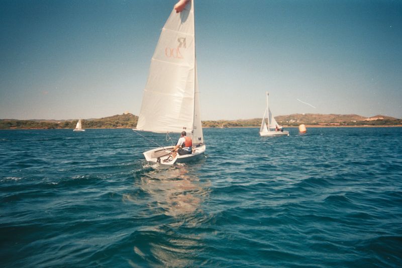 RS200 sailing wednesday morning